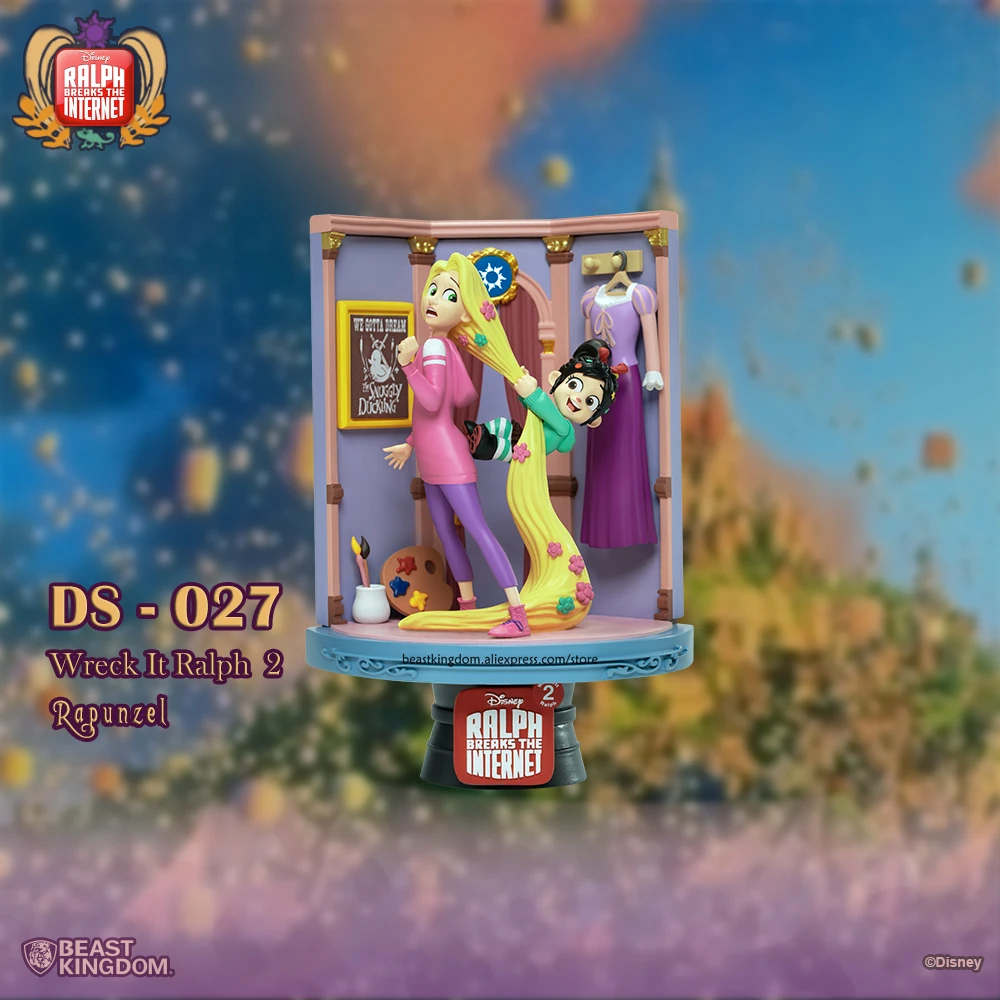 ビーストキングダムディズニーレックアイトラルフ2ラルフブレイクインターネットもつれたラプンツェルガレージキットモデルキット収集ギフトおもちゃ Null Aliexpress