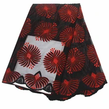 Горячая африканская кружевная ткань вышитая нигерийская гипюр для свадебного платья высокое качество французский Тюль кружевная ткань Лучшая