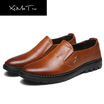 

Handmade Genuine Leather Men Shoes, Sping Autumn Business Fashion Men Casual Shoes, Brand Shoes Men