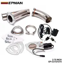 2,7" Elextric выхлоп выхлопа вырез y-трубы/E-Cut W/переключатель байпасный клапан системы комплект+ пульт дистанционного управления для BMW e39 EP-CUT2Y275