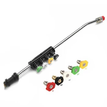 

5pcs Nozzle Tips Pressure Washer Wand Set Connector Extension Attachment