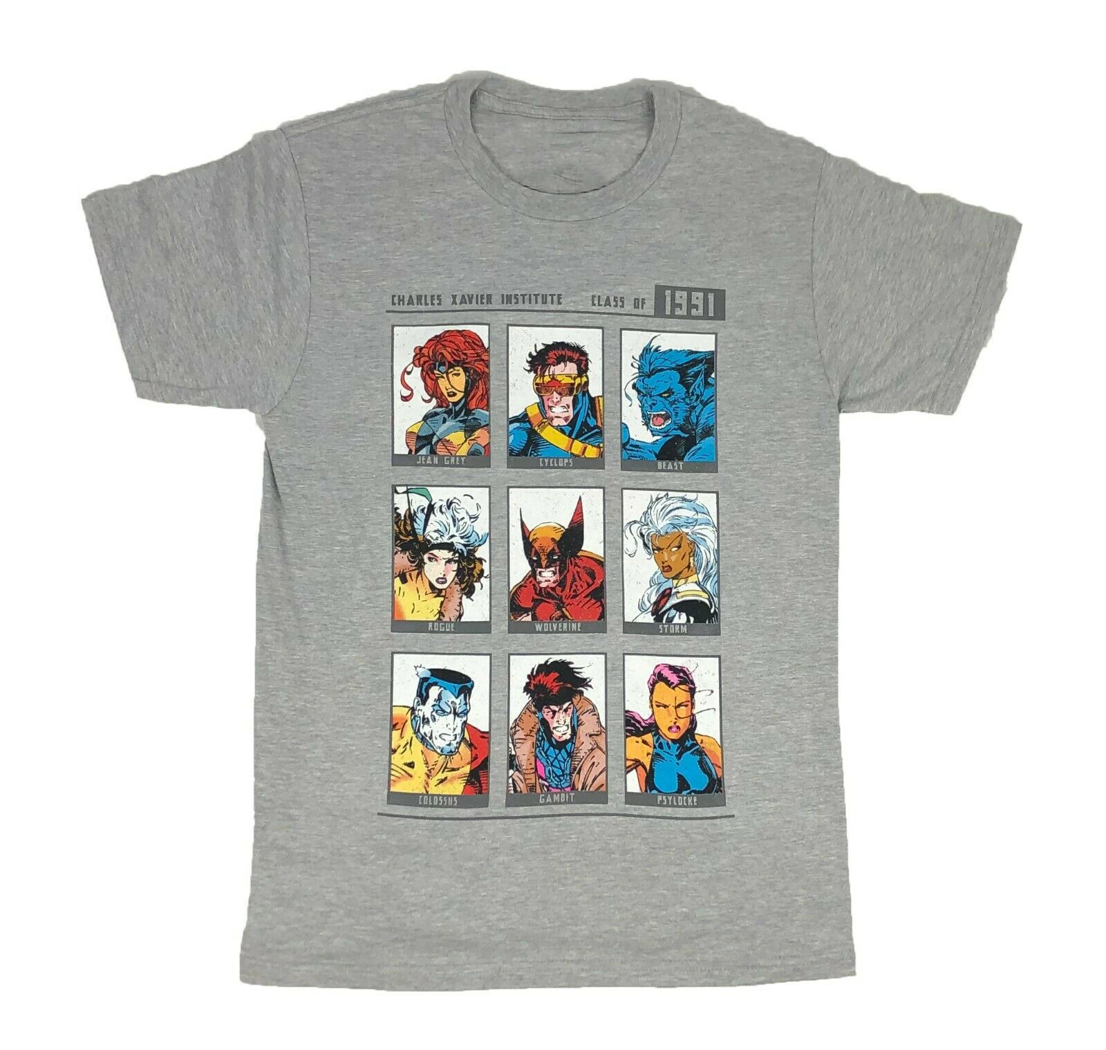 Comics X-men Gambit Cyclops Rogue Colossus Мужская футболка