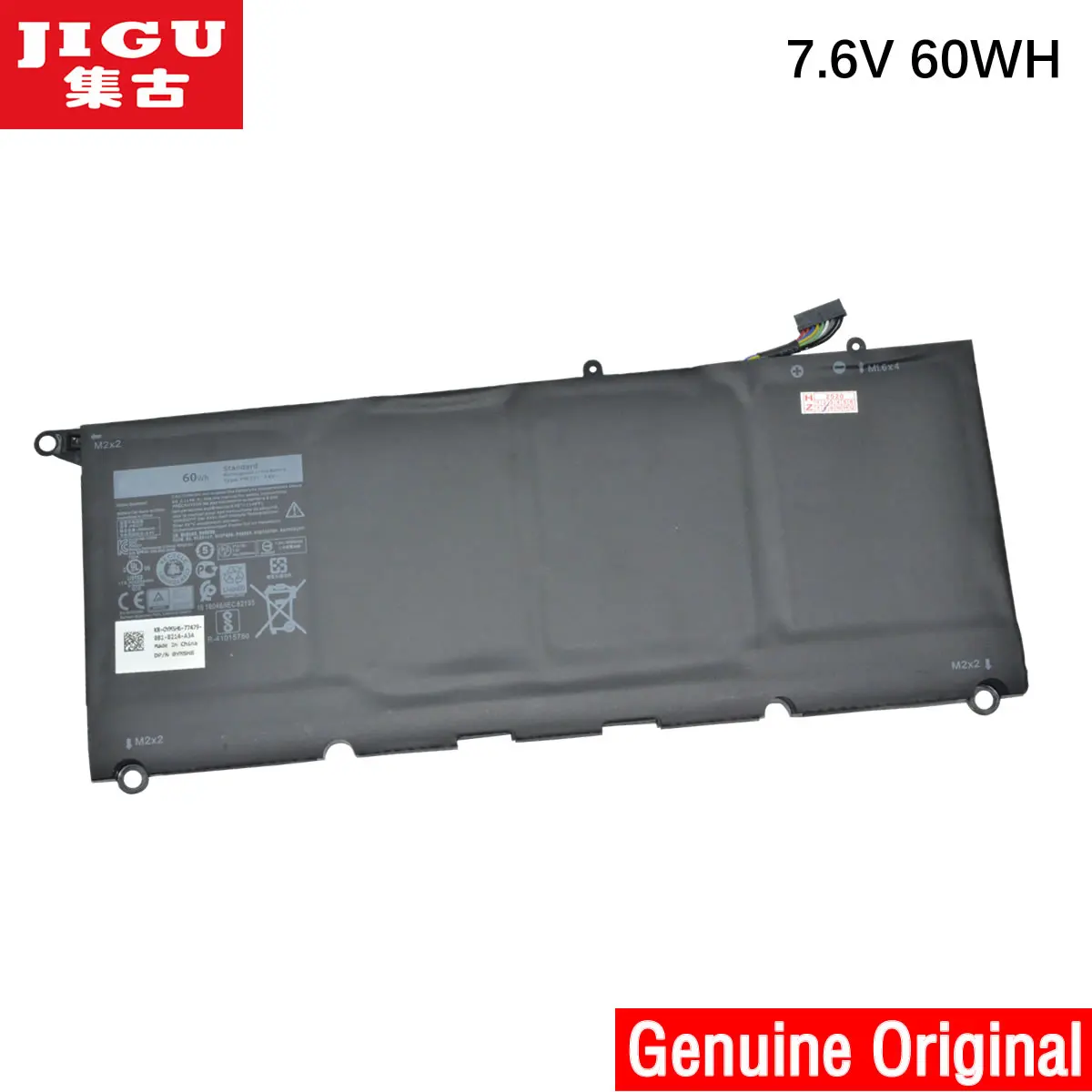 JIGU 7 6 в 60 Втч Оригинальный аккумулятор для планшета PW23Y TP1GT RNP72 Dell XPS 13 9360 D1505 D1505G D1605T