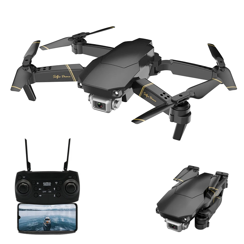 AZMA RC Drone with Wifi FPV 1080P 4K HD Dual Camera Optical Flow RC Foldable Quadcopter Follow Me Mini RTF RC Drone VS E58 E520