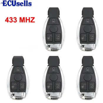 

5PCS* High Quality Keyless Entry Smart 3 Button BGA NEC Chip Remote key for Benz A E S G CLK SLK ML Class 433Mhz After 2010