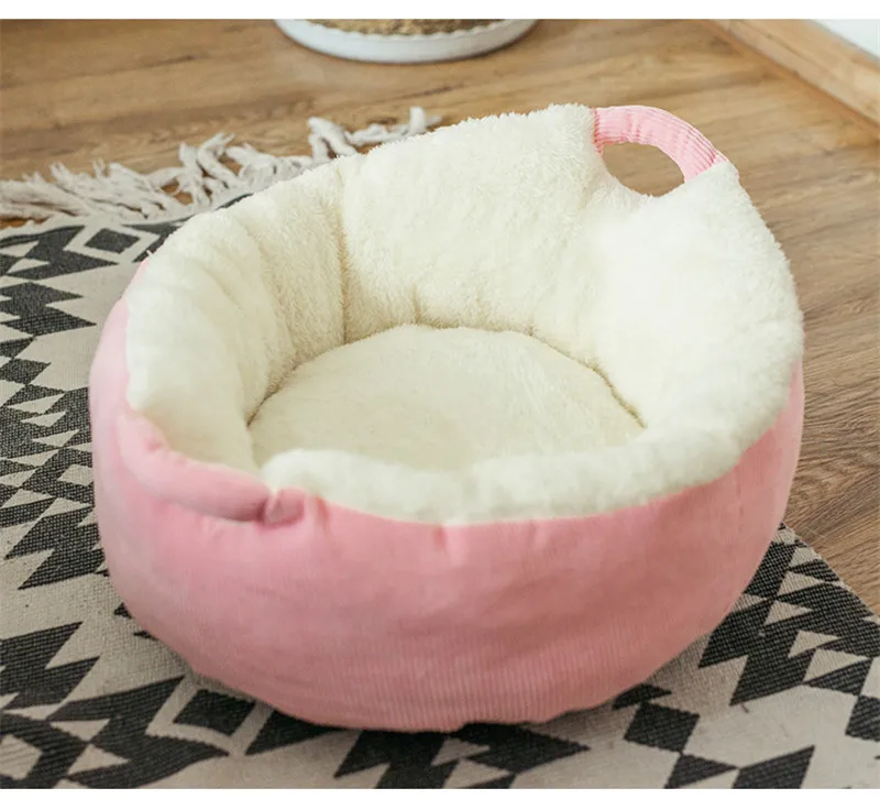 Pet Lounger мягкий котенок гнездо теплая кровать для кошки спальный коврик для домашних животных Конура для маленьких средних собак боди для чихуахуа подушка для щенка