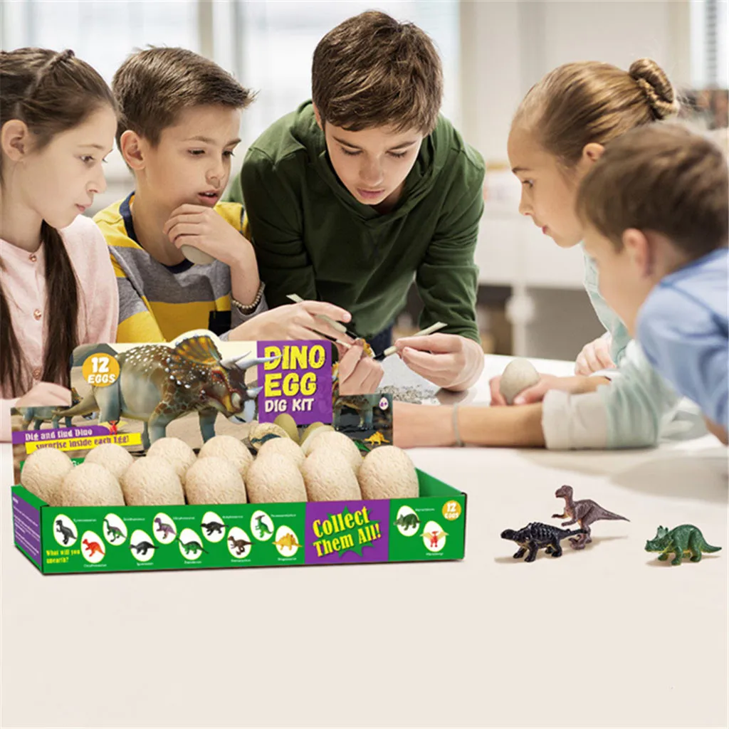 Dinosaur Toys Dino Eggs Kit Kids Gifts Open 12 Unique Animal Dinosaur Eggs Cute Educational Learning Toy Best Gift for Children Dinosaur Toys Dino Eggs Kit Kids Gifts Open 12 Unique Animal Dinosaur Eggs Cute Educational Learning Toy Best Gift for Children