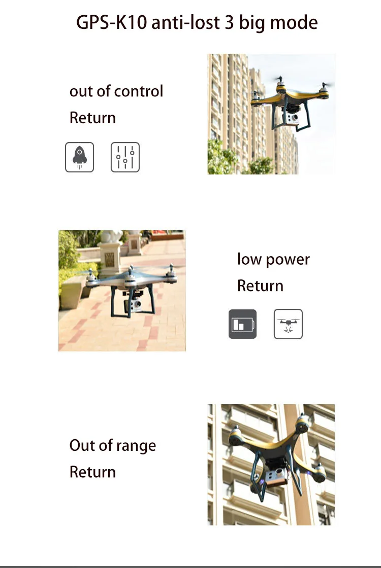 K10 четырехосный самолет Gps расположение автоматический возврат высокой четкости воздушный, БПЛА Следуйте дистанционное управление летательный аппарат Квадрокоптер Дрон