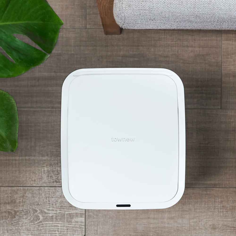 Tanie Oringal Townew inteligentny kosz na śmieci T1 o dużej pojemności automatyczny inteligentny czujnik ruchu na podczerwień śmieci kosz na śmieci kuchnia kosz na śmieci