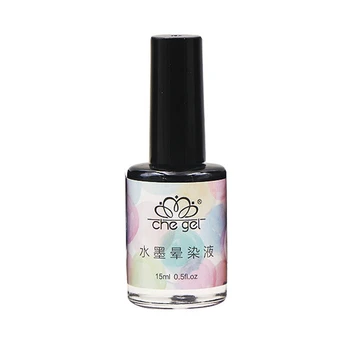 

Che Gel 1Pcs 15Ml Watercolor Ink Nail Polish Blooming Gel Smoke Effect Marble Smudge Lquid Gradient Manicure Women Beauty Tools-