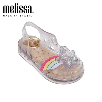 

Mini Melissa Possession II Boy Girl Bow Jelly Shoes Sandals 2020 New Baby Shoes Melissa Sandals Kids Non-slip Sandalias