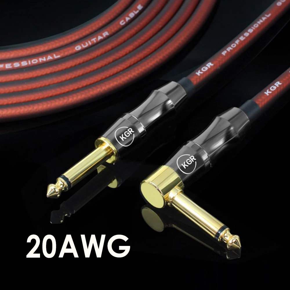 Skup KGR gitara elektryczna drut kabel instrument bass klawiatura pianina bęben redukcja szumów tarcza linia audio