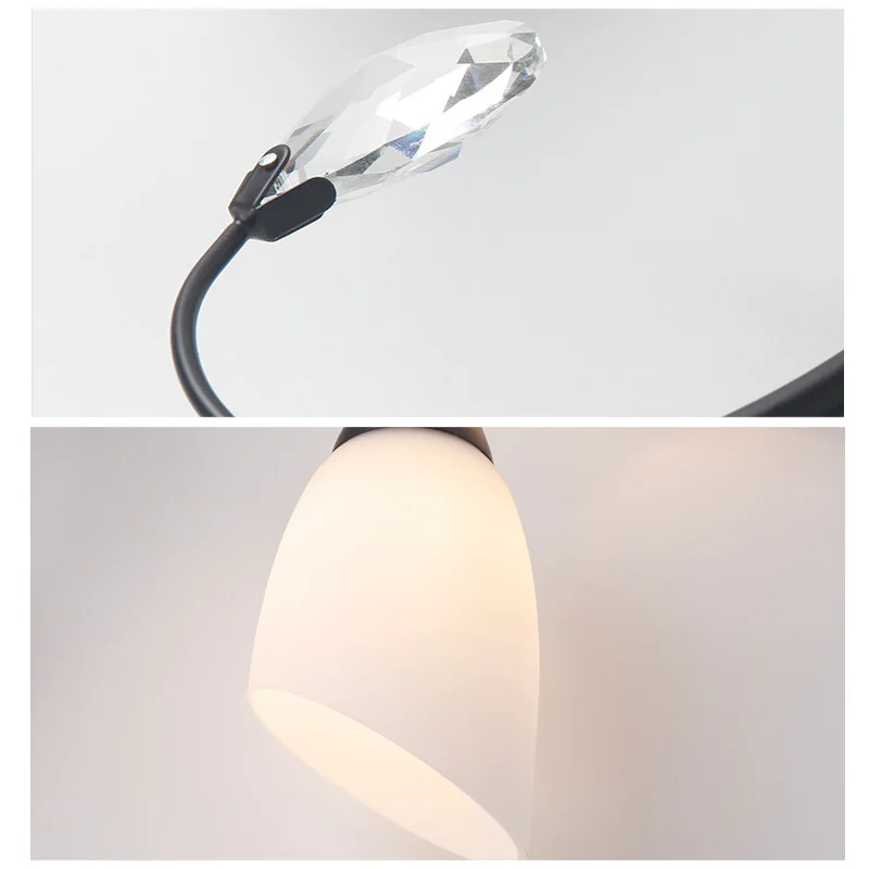  Smuxi 6/8 Heads Iron Chandelier LED Ceiling Lamp Pendant Light Lighting for Bedroom Living Room E27 - 4000334209857