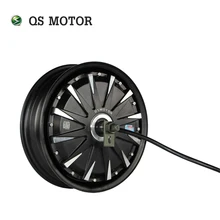 

QSMOTOR BLDC 12x3.5inch 3000W 72V 80kph V1.4 Wheel Hub Motor For Electric Scooter