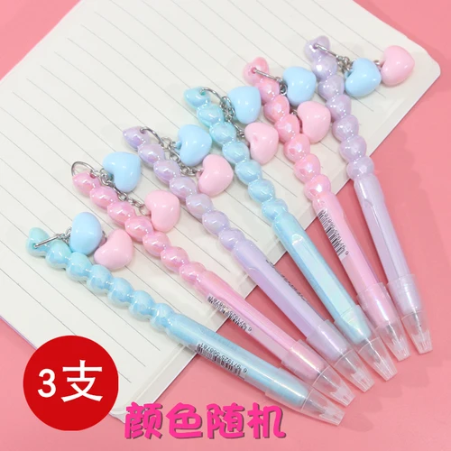 Pearl color 3 pcs 10/5/3pcsTwinkle Звездное оболочки кулон мигающий гелевая ручка 0,5 мм TIKTOK Kawaii блеск мигает милые канцелярские принадлежности для школьников, студентов - Цвет: Pearl color 3 pcs