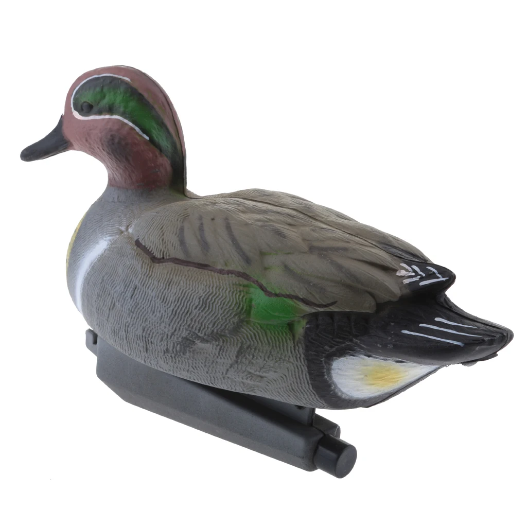 31cm Drake as descr Плавающая утка, пластиковая приманка для птиц, Отпугиватель сорняков для борьбы с вредителями, украшение для сада, пруда, бассейна, рыбного пруда, охотничьего декора - Цвет: 31cm Drake as descr