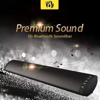 

New Bluetooth 5.0 FM Soundbar Wireless Speaker 20W Home Theater Column Surround Sound System Stereo Wall-Mounted Speaker