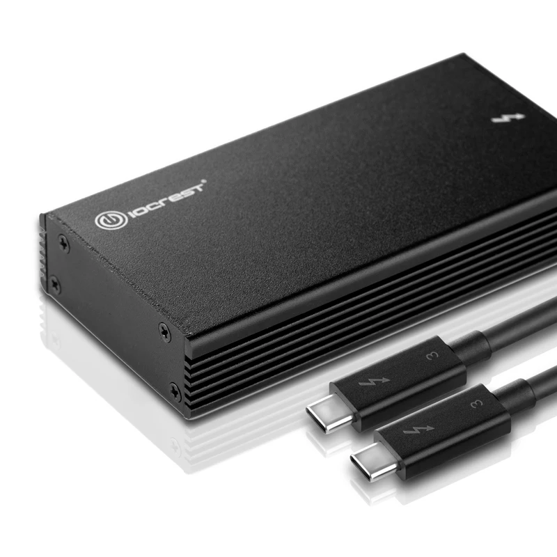 Thunderbolt 3 NVME SSD Gehäuse SSD Fall Thunderbolt 3 40Gb zu NVMe M.2 SSD Gehäuse Festplatte Fall