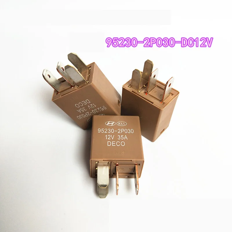 Air Conditioning Fan Relay for Kia 95230 2P030 DC12V 4 Pin 35ACar
