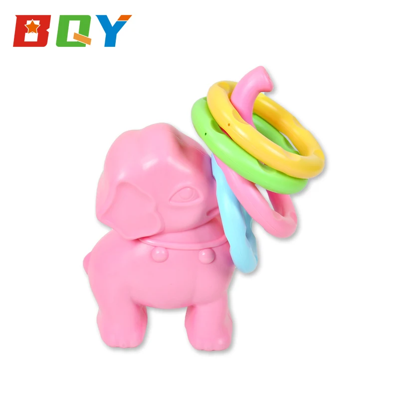 

BQY Elephant Plastic Ring Toss Game for Kids and Outdoor Toss Rings for Speed and Agility Practice Games Educational Toys