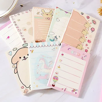 

Cute Kawaii Cartoon Sticky Note Animal Dog Memo Pad Office Planner Sticker Paper Korean School Stationery