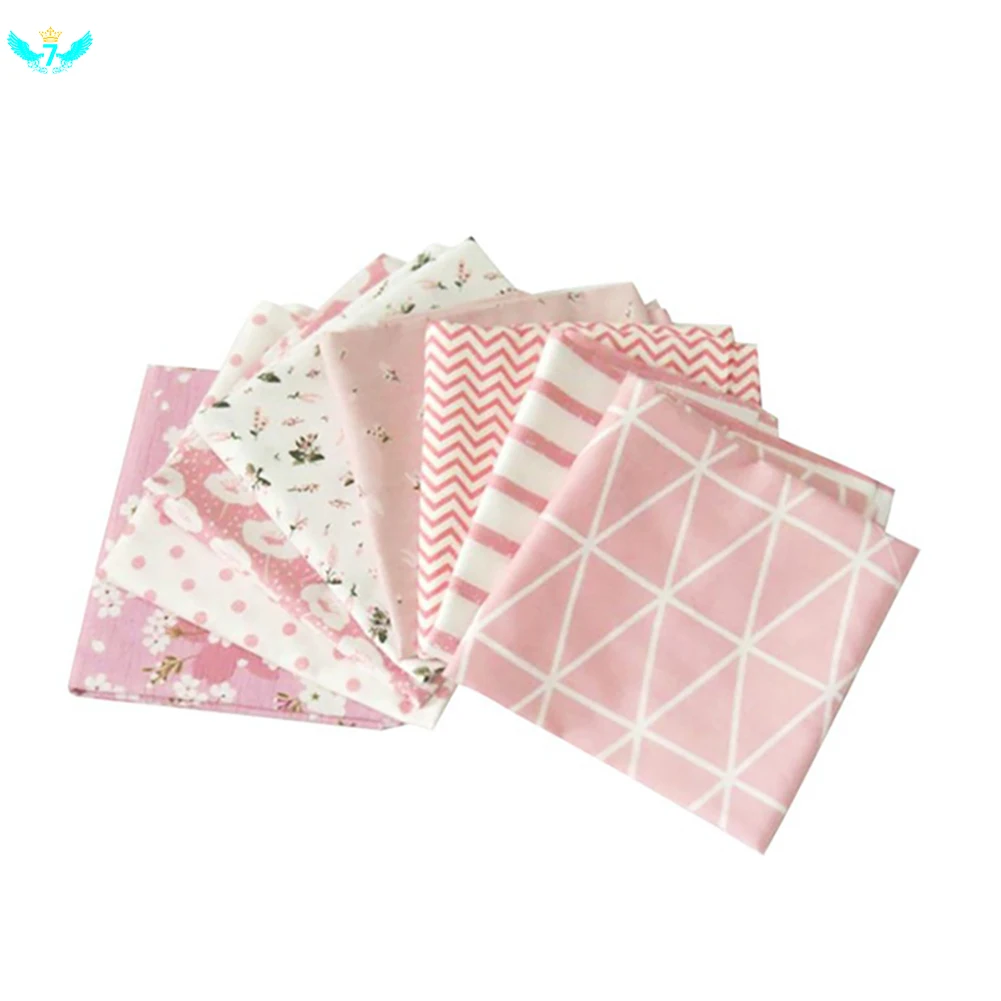 

Practical Combination DIY Handmade 8 Patchwork Cloth Group Plain Weave Cotton Cotton Small Floral Cotton