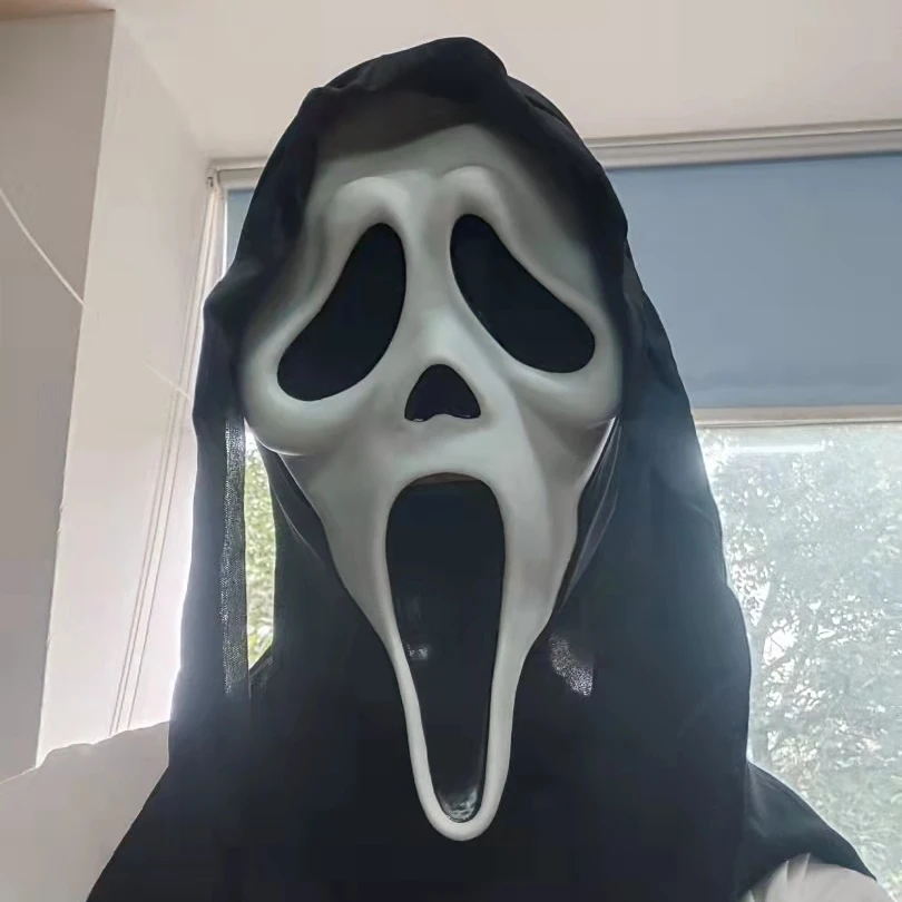 work appropriate halloween costumes Ghost Face Scream Movie Horror Mask Halloween Killer Cosplay Adult Costume Accessories Props halloween costumes