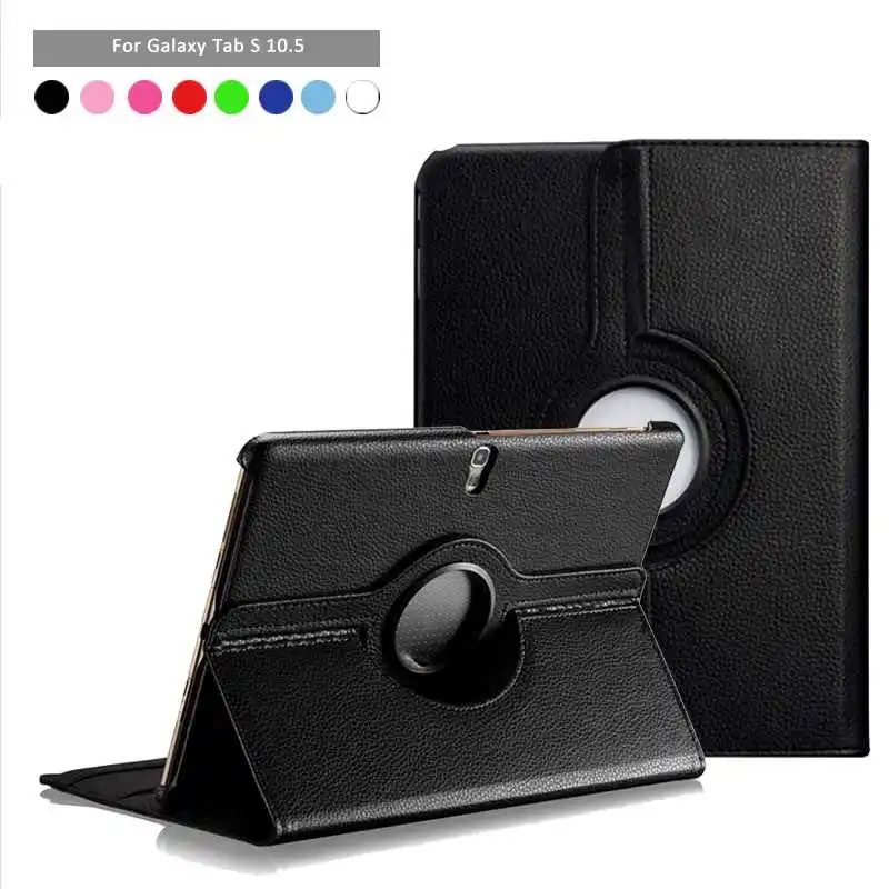 

Mokoemi 360 Rotation Flip Stand Leather 10.5"For Samsung Galaxy Tab S 10.5 Case For Samsung Galaxy Tab S 10.5 Tablet Case Cover