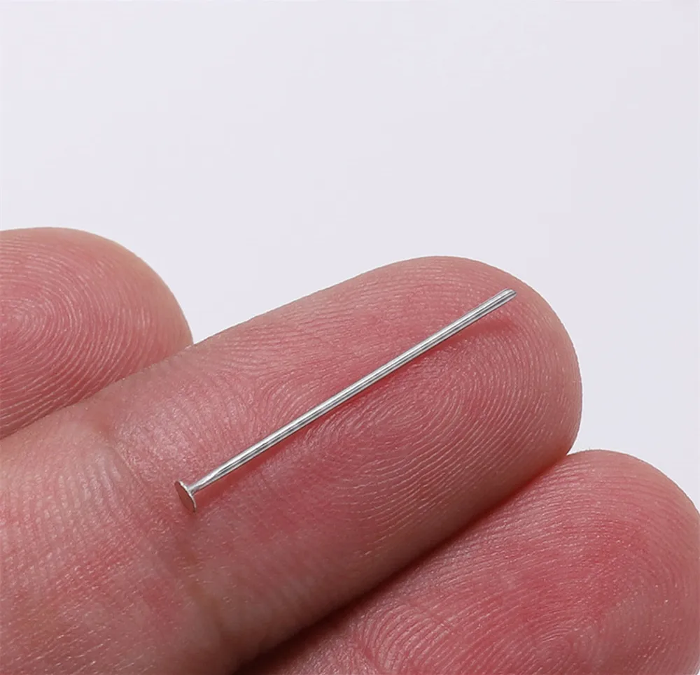 50-100 teile/los 15-70 MM Edelstahl Flache Kugel Auge Kopf Pins Gold Silber Überzogene Für DIY schmuck Machen Zubehör – Detail 10