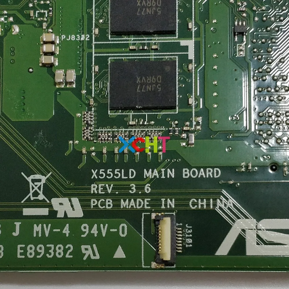  X555LD MAIN BOARD REV. 3.6 w i3-5020 CPU 4GB RAM for Asus X555LA X555LAB PC NoteBook Laptop Motherb