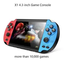 X1 console de jogo de 4.3 polegadas console de jogo ylw base joystick para switch game console 8g embutido 10,000 jogos jogadores de jogos handheld