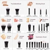 DUcare Makeup Brushes Set 8- 27Pcs Foundation Powder Eyeshadow Synthetic Goat Hair Cosmetic Make Up Brush pinceaux de maquillage 6