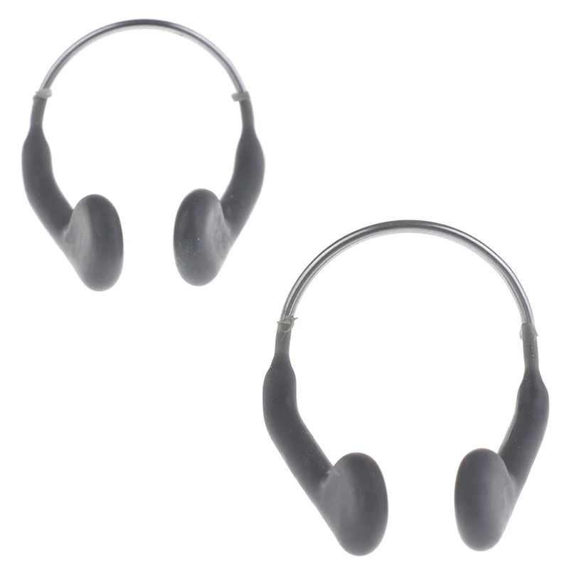 Swimming Nose Clip 1PC Soft Silicone Durable No-skid Adjustable Stainless Steel Wire For Swimming Diving Sports Accessories