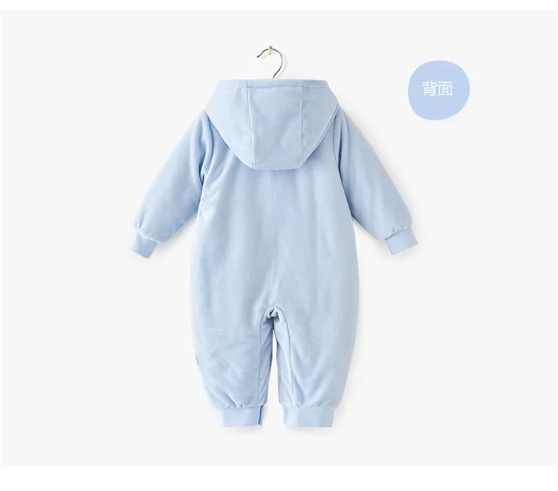 Baby Jumpsuits Autumn& Winter Thick Children Cotton-padded Jacket Crawling Clothes Infant out Clothes Jumpsuit Cotton Coat Wint