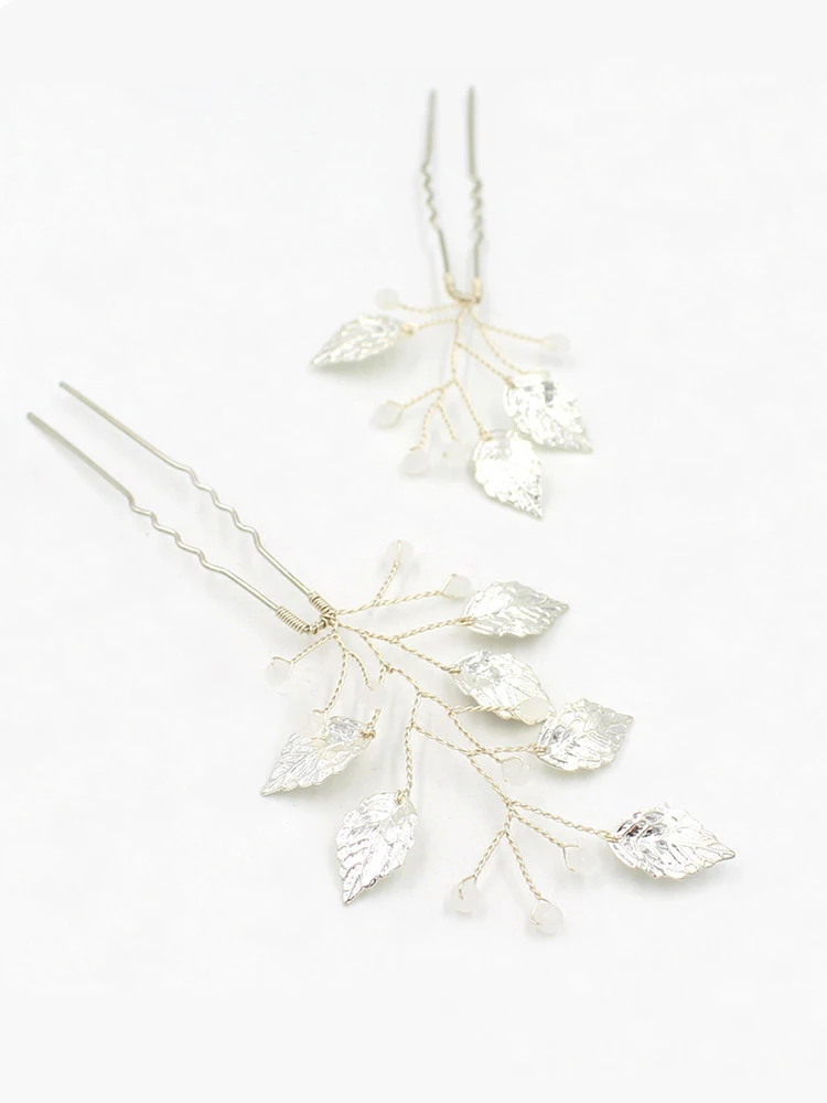 Женские свадебные аксессуары для волос Винтажные Украшения из серебристого