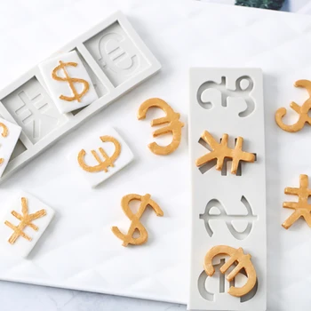 

Currency & Symbol Molds Fondant Cake Decorating Tools Silicone Molds Sugarcrafts Chocolate Baking Tools For Cakes Gumpaste Form