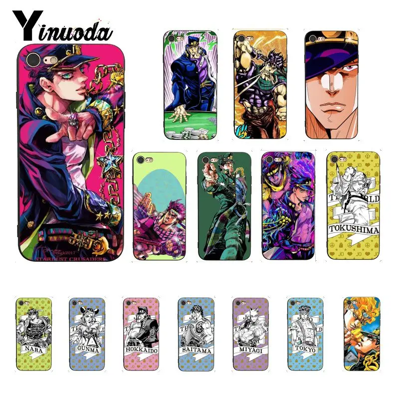 Yinuoda JoJo невероятное приключение аниме пользовательские фото мягкий чехол для