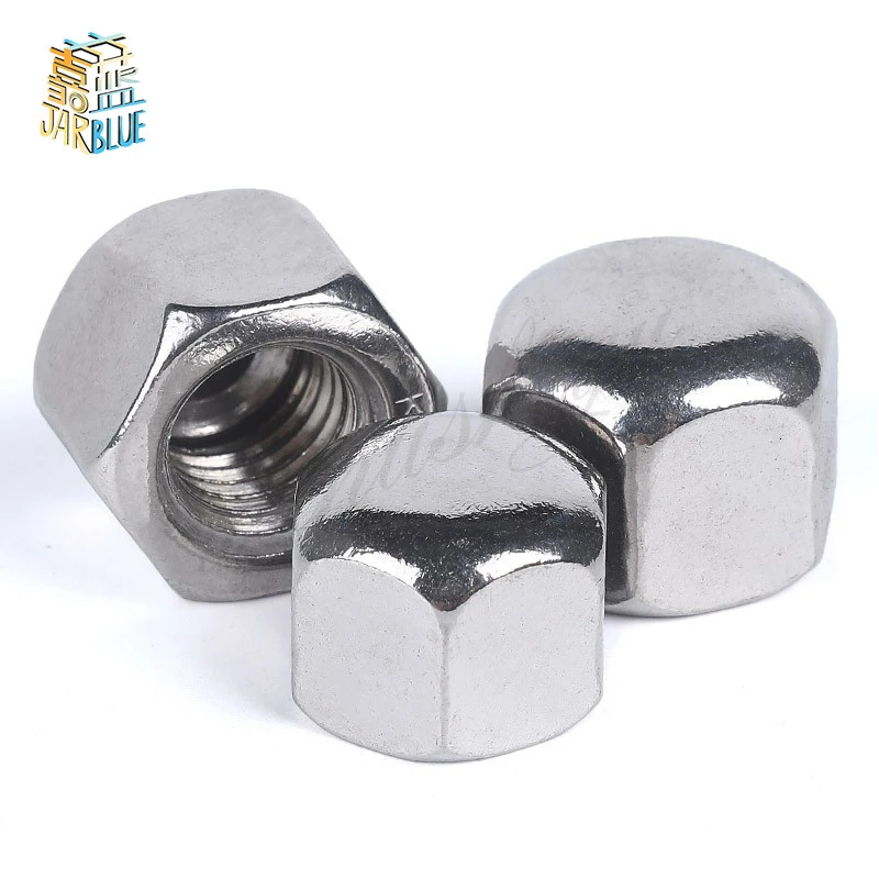 M3 M4 M5 M6 M8 M10 M12-M20 Acorn Hex Cap Nuts 304 A2 Stainless Steel Dome Nuts 