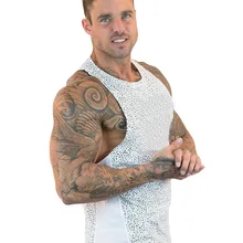 Фитнес-костюм, светильник, лето, стиль, спортивный тренд, топы, эластичность, без рукавов, колготки, дышащий жилет, мужской жилет