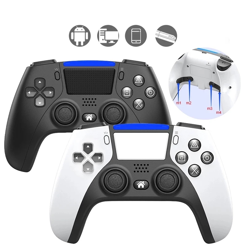 Gamepad For PS4 Controller Bluetooth compatible Wireless Vibration