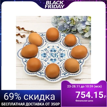 

Easter stand for 8 eggs "Gzhel"