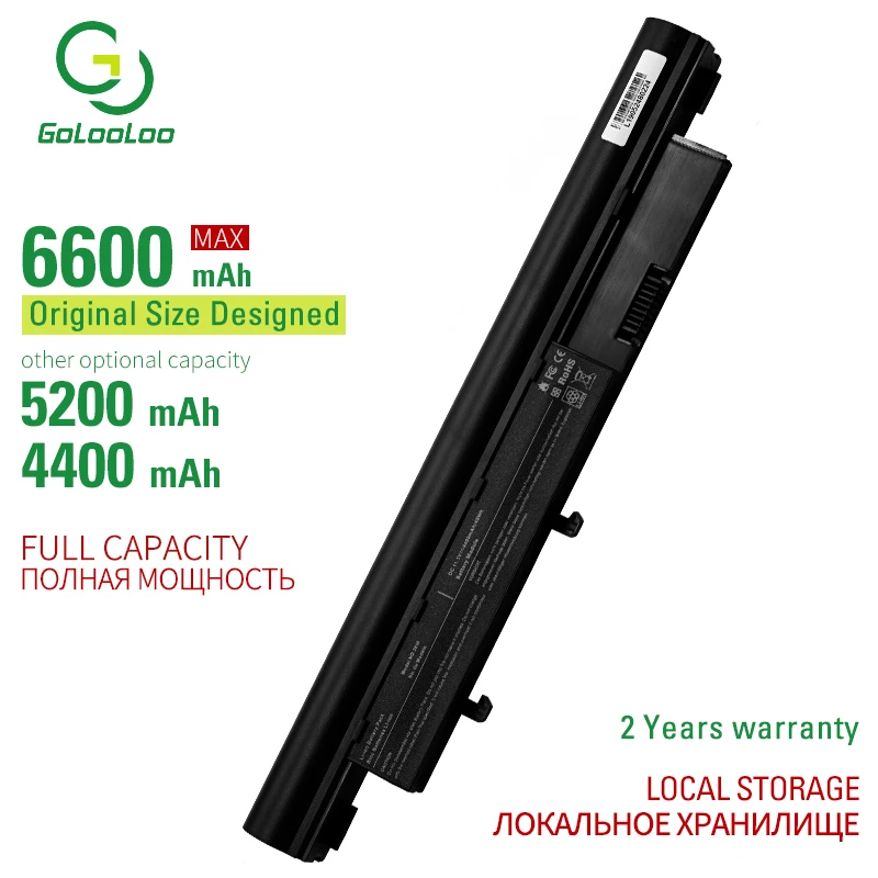 Golooloo 6 ячеек Аккумулятор для ноутбука acer Aspire 3410 3810 т 4810-4439 4810T 5538 5810T 3810 5810 AK.006BT. 027 AS09D31 AS09D34