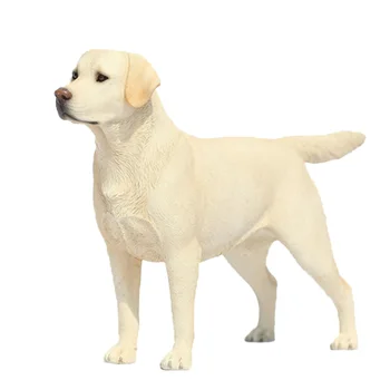 

24 X 14.5 X 6cm 1/6 Realistic Animal Model Soft Hand Painted Fashion Labrador Retriever Toy (001) Model Educational Toy Gifts