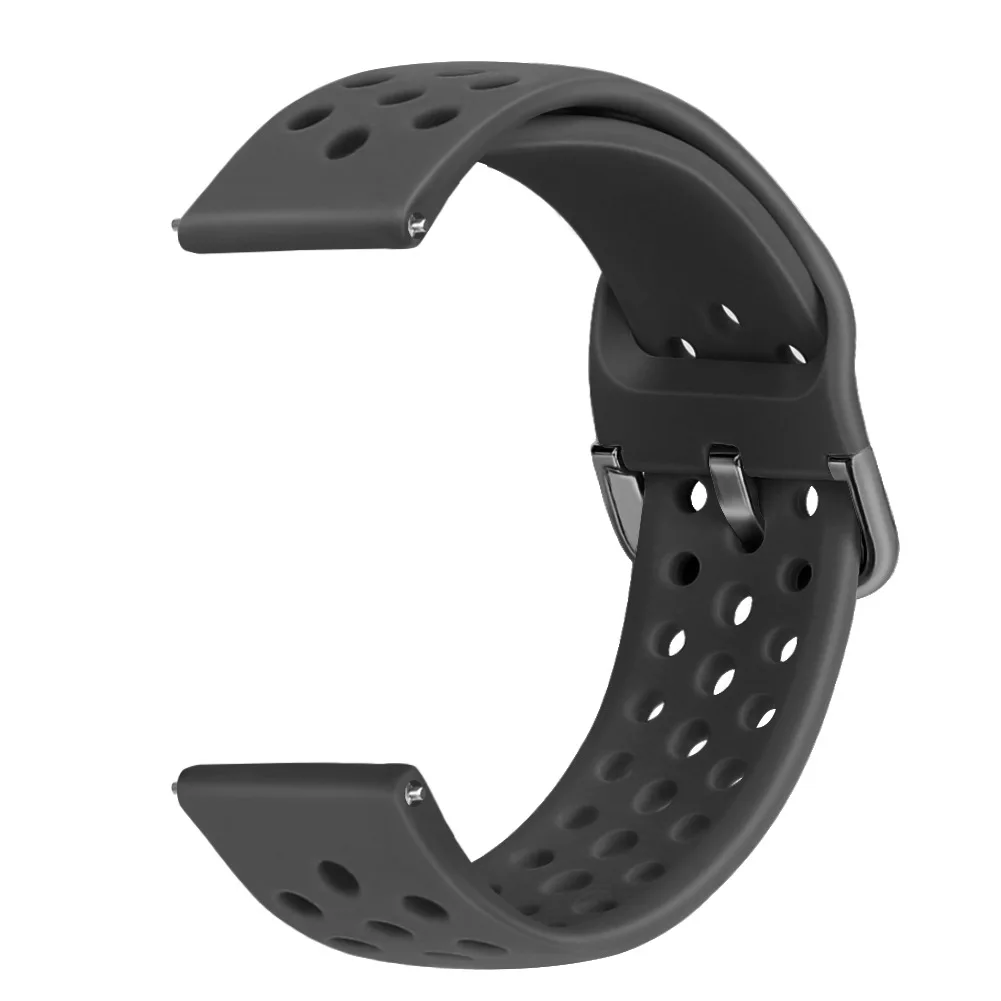 Gear S3 Frontier ремешок для samsung Galaxy watch 46 мм 42 мм ремешок 22 мм 20 мм силиконовый ремешок для часов браслет huawei watch GT ремешок S3