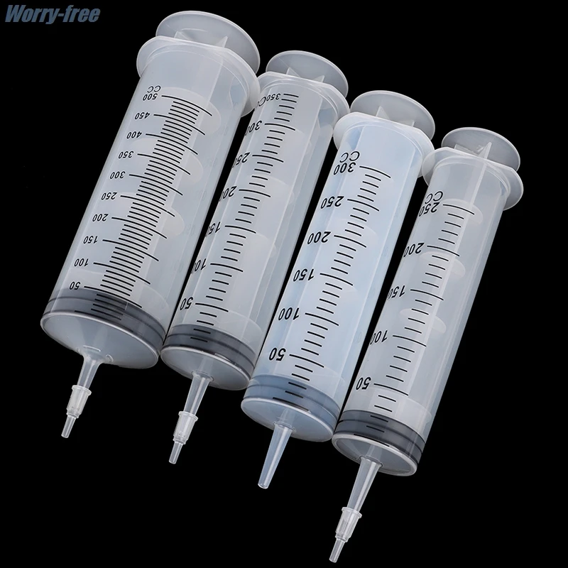 Jeringas desechables de alta capacidad, jeringa de alimentación hidropónica estéril, nutriente, 250ml,300ml,350ml,500ml, 1 ud.