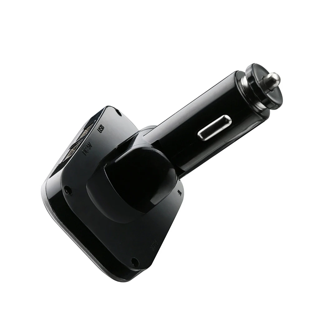 Bluetooth 4,2 FM передатчик модулятор автомобильное зарядное устройство 3.1A двойной USB адаптер Автомобильный mp3 плеер беспроводной аудио приемник Черный