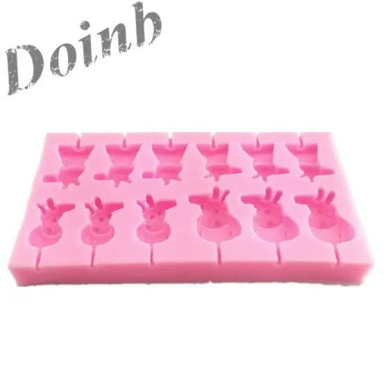 Doinb Piglet Аксессуары для выпечки силикагель Форма для шоколадных конфет инструмент для украшения торта
