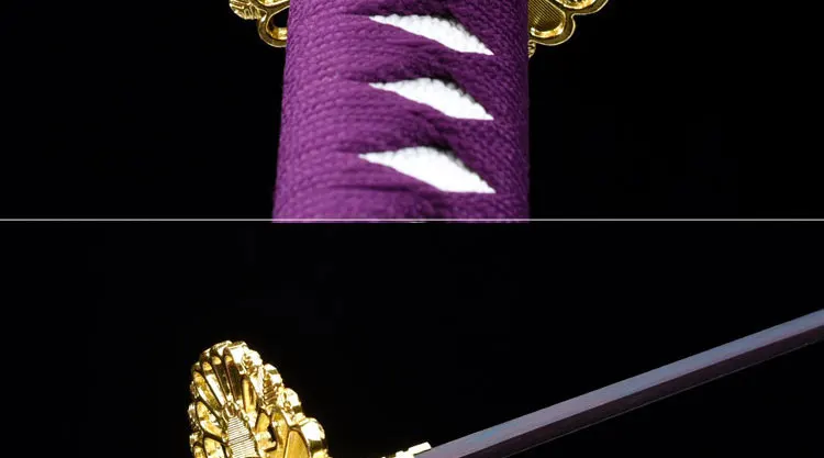 Home Decoration Katana Sword Purple scabbard and blade Beautiful color Fashion gift