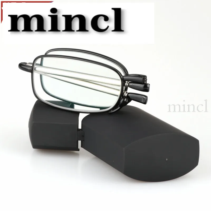MINCL/ новые переходные солнцезащитные фотохромные очки для чтения мужские и женские унисекс складные очки для чтения uv400 с коробкой NX