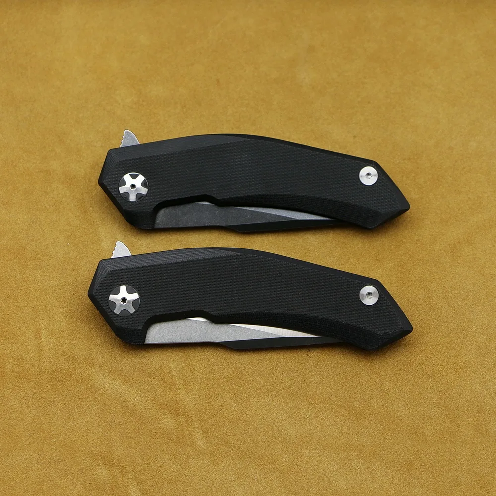 Складной нож ZT0095 карманный клинок 9CR18MOV рукоятка G10 для рыбалки кемпинга охоты